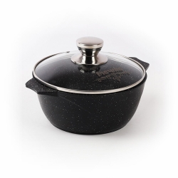 Кастрюля 2,0л  Гранит black /42802/